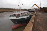 Thames cargo wharf comes back to life