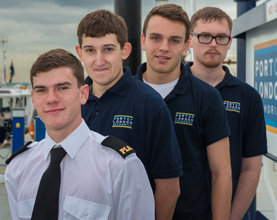 Four Apprentices Start Careers with Port of London Authority