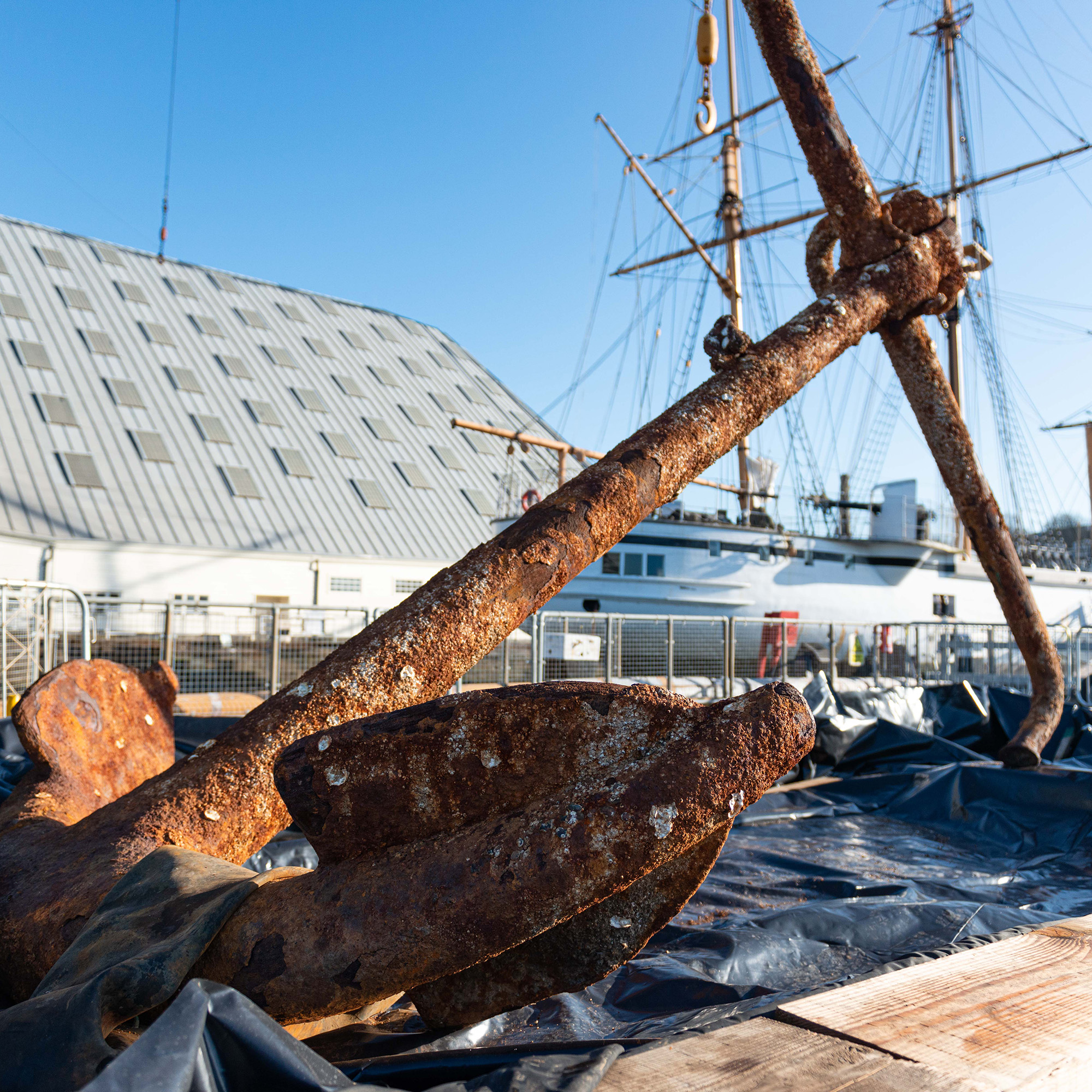 New home for Kent anchor retrieved from Thames by Port of London