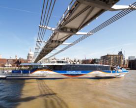 MBNA teams up with Thames Clippers to boost river service in London