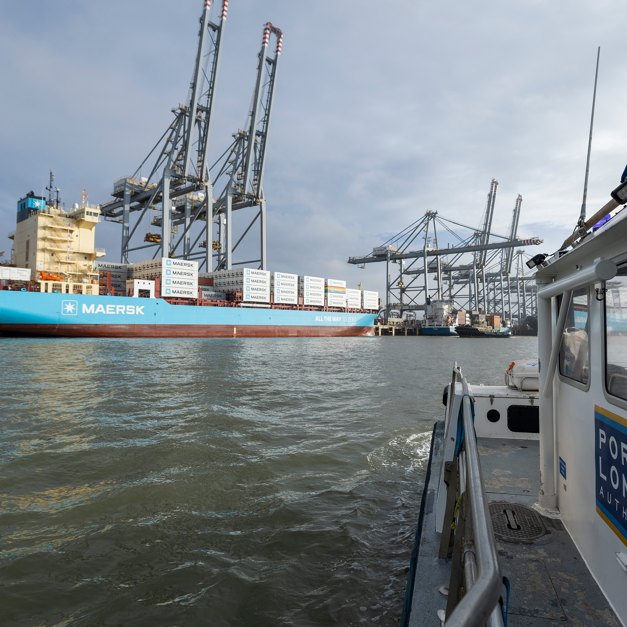 Port of London welcomes the world’s first methanol-fuelled container vessel